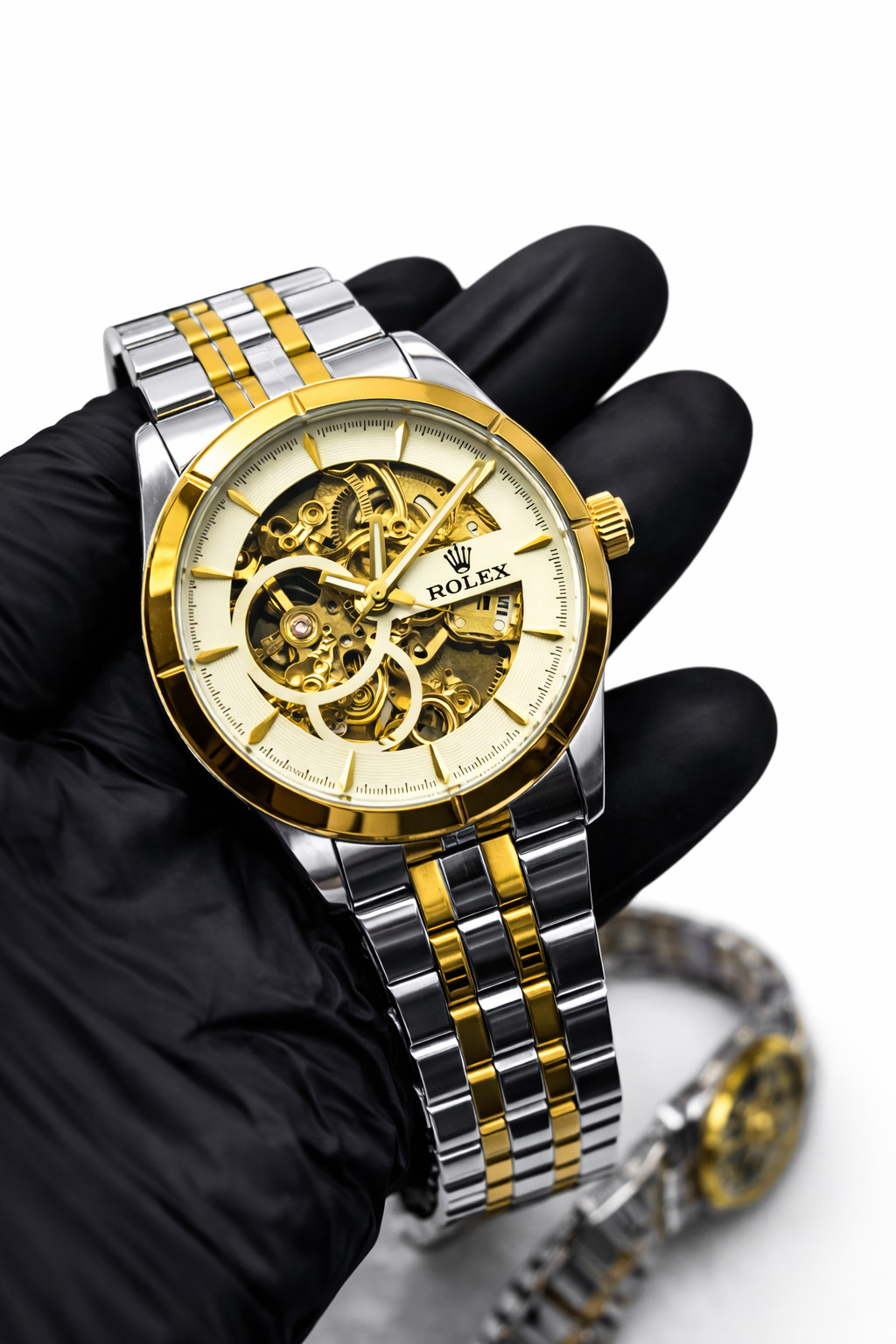 RLX Automatic Two-Tone Skeleton Watch