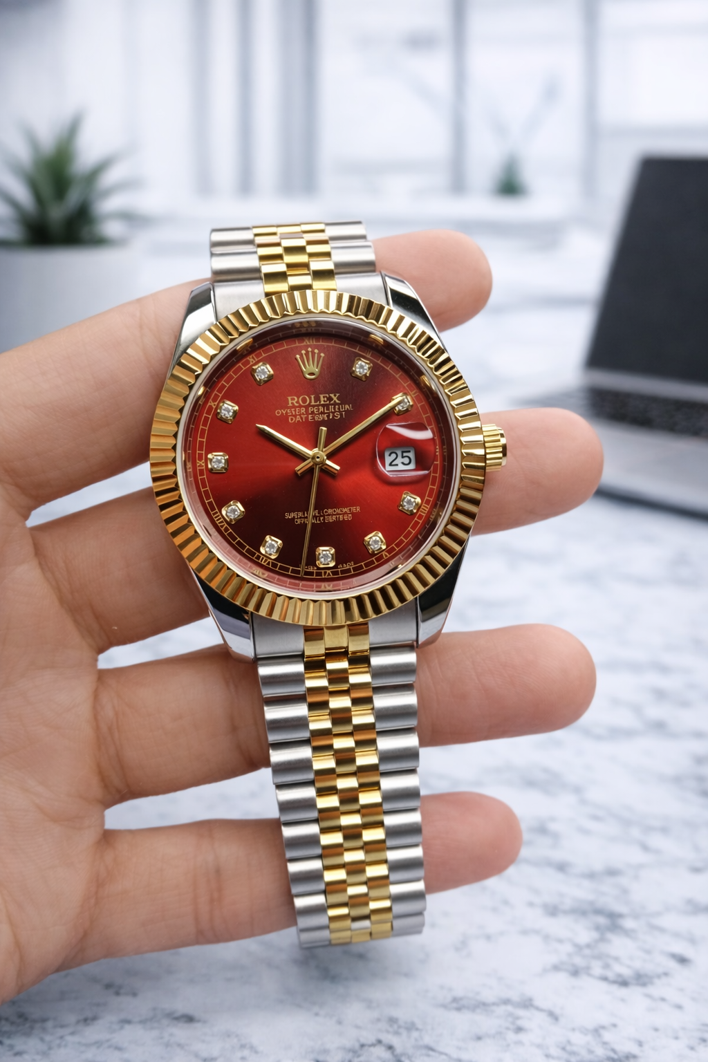 Imperial Date Master – Two-Tone Jubilee Style Bracelet Watch