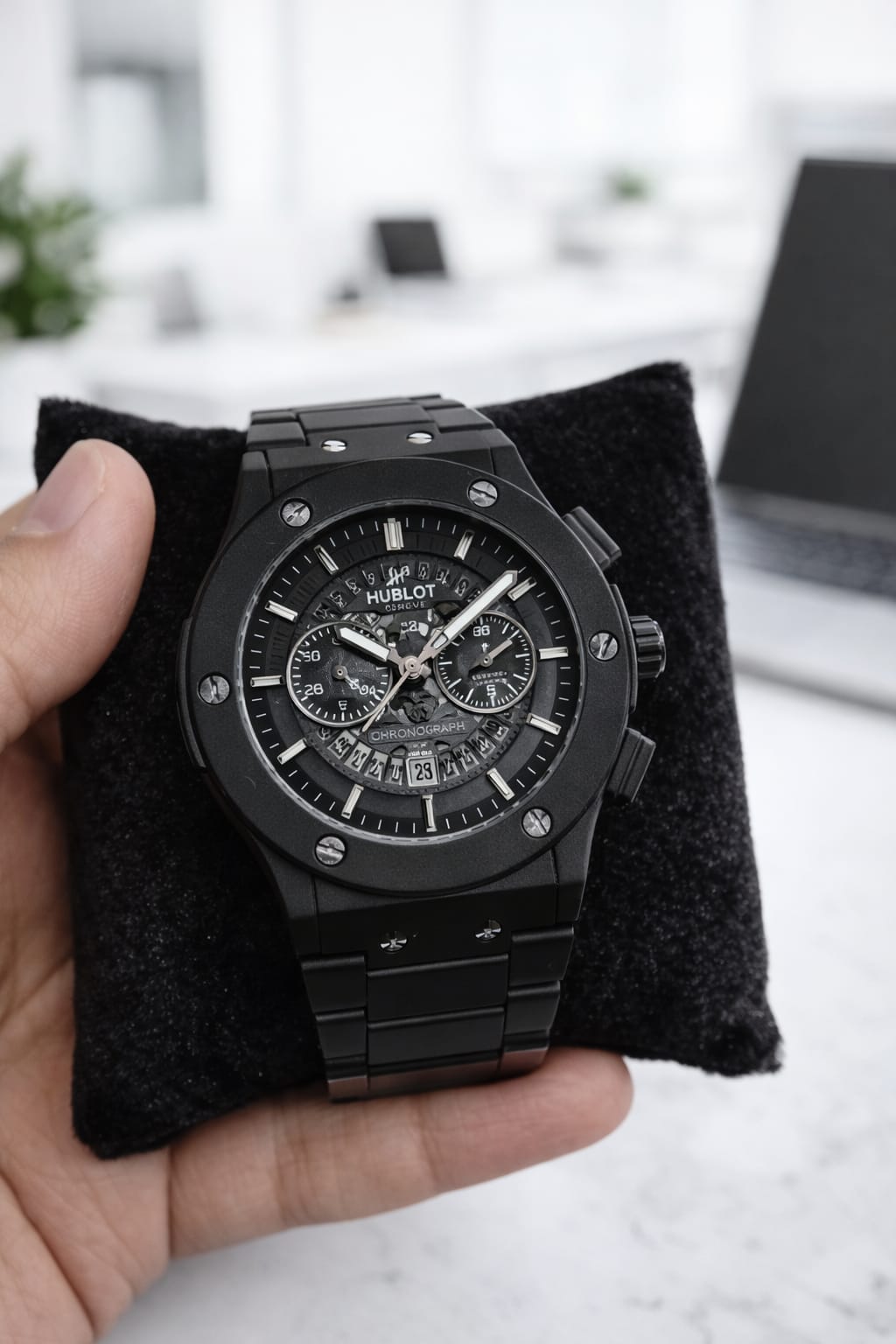 Hublot Chronograph Black Dial