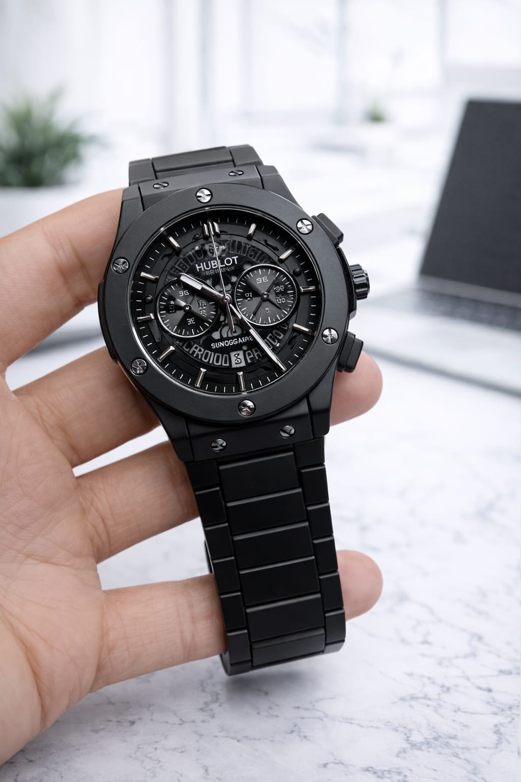 Hublot Chronograph Black Dial