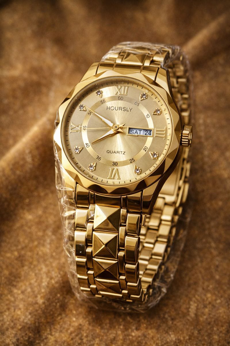 HOURSLY Golden Crest – Quartz Watch