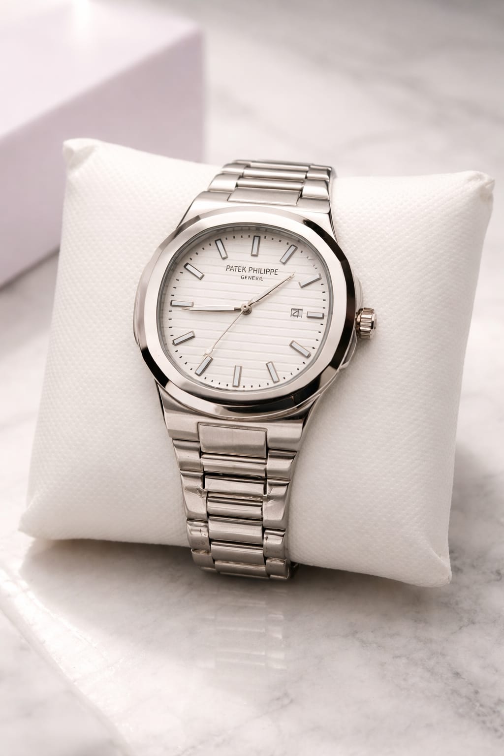 Patek Fillip Silver Watch – Luxury Edition